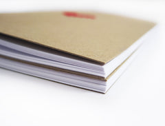 Set of 2 Cross stitch Red Heart Notebooks. Hand stitched A5 notebooks