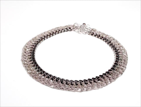 Unisex Knitted Necklace