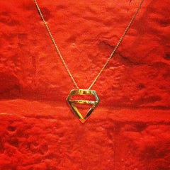 Supergirl Pendant (Gold Vermeil)