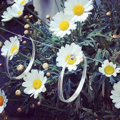 Spike Hoops (Silver)