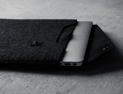 Handmade 15" Macbook Pro Retina Sleeve - Black