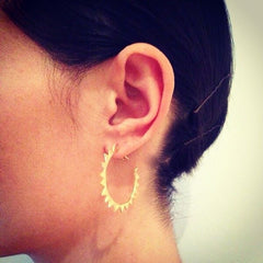 WatchOUT! Killer Hoops (Gold Vermeil)
