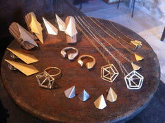 Triangle Shaped Silver Ring