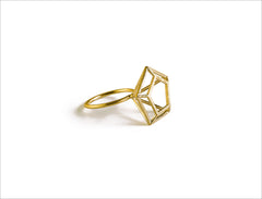 Diamond gold ring