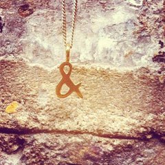 & - What? Pendant (Gold Vermeil)