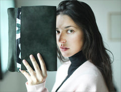 Bella Suede Clutch
