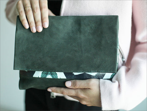Bella Suede Clutch