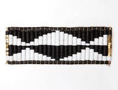 Black & White Ikat Bracelet