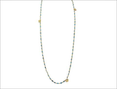 Blue Vermeil Amy Necklace