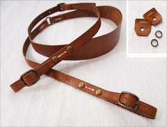 Handstitched Personalized Camera Leather Neck Strap