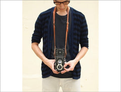 Handstitched Personalized Camera Leather Neck Strap