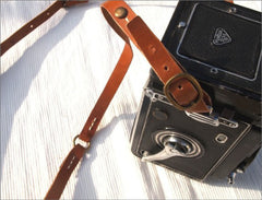Handstitched Personalized Camera Leather Neck Strap
