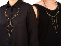 Dario's Simone Necklace Brass
