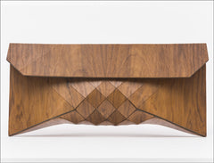 Handmade Emboya Wood Clutch