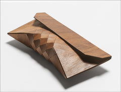 Handmade Emboya Wood Clutch