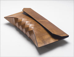 Handmade Emboya Wood Clutch