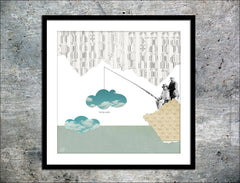 rocio anos poblacion fishing clouds collage