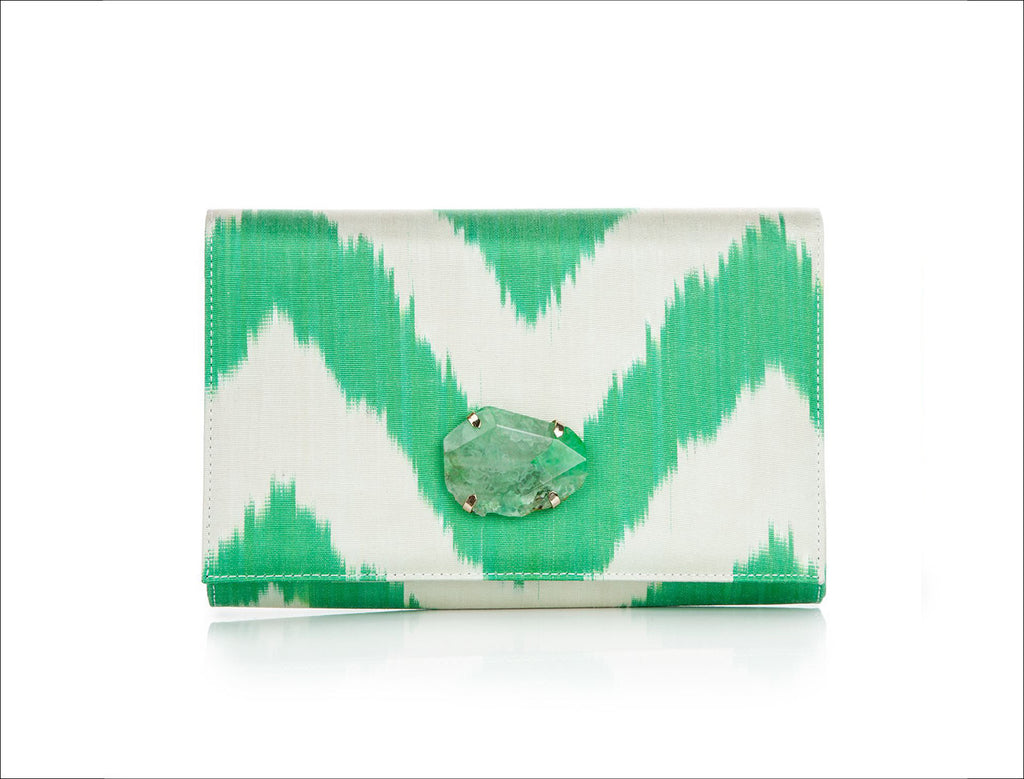 yasmine clutch with stone grace atelier de luxe