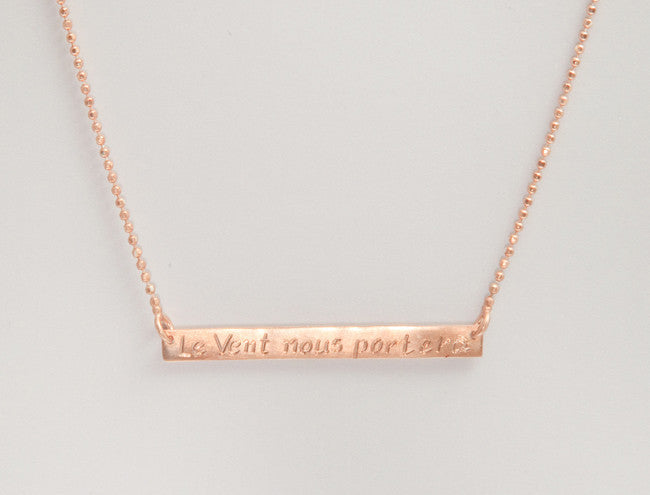 Paul Sarz Gold Plated "Identity" Pendant (L)