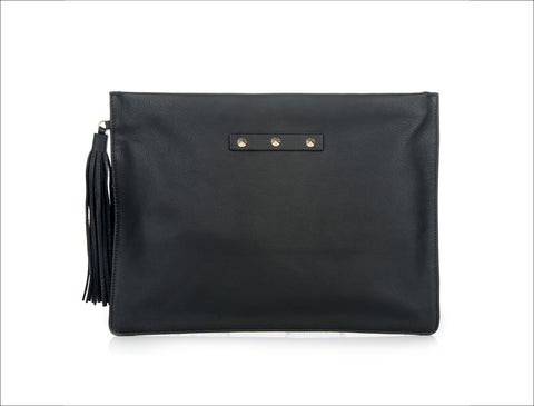 Las Vegas 24- LV24 in Black Calf Leather