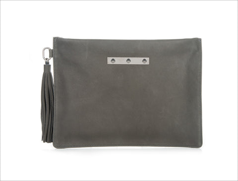 Las Vegas 24- LV24 in Distressed Grey Calf Leather