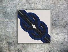 "Knot" Blue