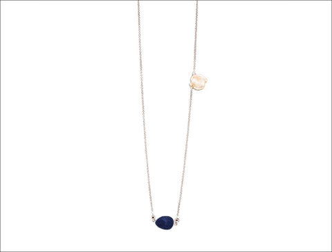 Lapis-Lazuli SIlver Jessica Necklace/Bracelet