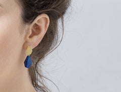 Lapis Nuggets Earrings
