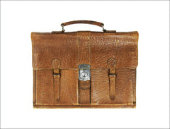 Vintage Leather Attache Briefcase