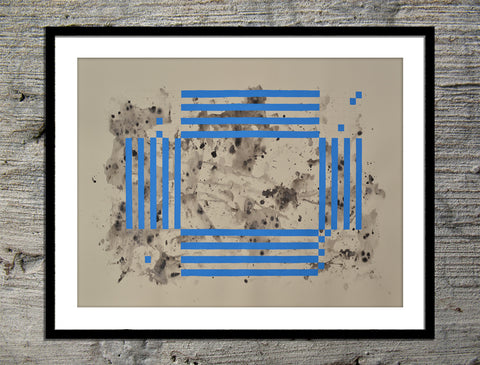 Lines in Blue