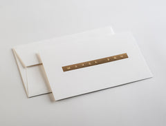 Set of 3 Gold Cards