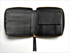 Medium Leather Wallet - Black