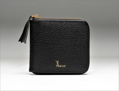 Medium Leather Wallet - Black