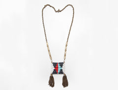 Midnight Blue Native Pendant Necklace
