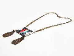 Midnight Blue Native Pendant Necklace