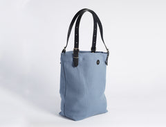 Powder Blue Nina Bag with Black Strap