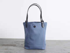 Powder Blue Nina Bag with Black Strap