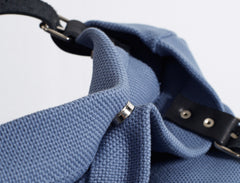 Powder Blue Nina Bag with Black Strap