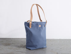 Powder Blue Nina Bag with Natural Strap