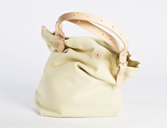 Soft Yellow Nina Bag with Natural Strap