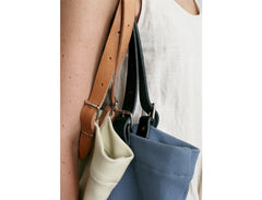 Soft Yellow Nina Bag with Natural Strap