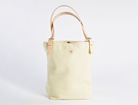 Soft Yellow Nina Bag with Natural Strap