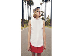 One Pocket Sleeveless Shirt