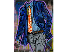 “Black Everett”, 2013 Art Print + High Quality Neck Tie