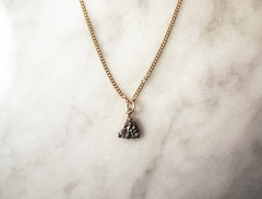 Leontine Peyote Triangle Necklace
