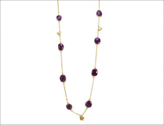 Purple Amethyst Vermeil Joy Necklace