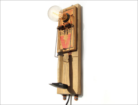 Rat Trap Hammer Lamp
