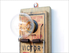 Rat Trap Hammer Lamp