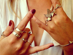 Wide Stud Ring