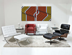 "Ripples" Orange